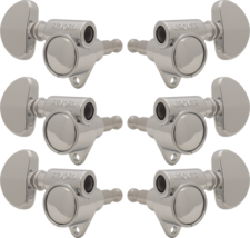 Grover Rotomatic Machine Heads, 18:1, &quot;Milk Bottle&quot; Style, 3x3 Chrome - £62.90 GBP