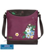 FORGET ME NOT SWEET MESSENGER PURSE BAG RFID PURPLE  - $62.00