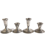 vintage Empire sterling weighted candle holders candlesticks lot of 4 AS... - £59.24 GBP