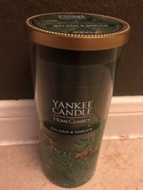 Yankee Candle Balsam &amp; Spruce 20 oz 566 g Glass Candle - £32.16 GBP
