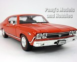 1968 Chevrolet Chevelle SS-396 1/24 Scale Diecast Model by Welly - RED - $32.66
