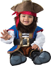 InCharacter Lil Swashbuckler Infant Costume, Medium Brown/Blue - £104.39 GBP