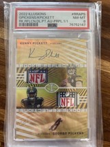 2022 Panini Illusions Kenny Pickett George Pickens dual Auto Rookie 1/1 - £702.74 GBP