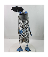 Vintage Metal Art Frog 24 Inch Tall Home Garden Patio Porch Handcrafted - €33,51 EUR