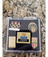 1992 ALBERTVILLE US OLYMPIC PIN COLLECTOR&#39;S SET OF 5 PINS JC PENNEY BRAN... - $10.93