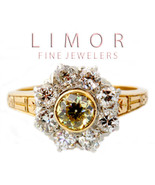 Women&#39;s 1.89CT Elegant Vintage VS-G Natural Flower Diamond Ring 14K W/Y ... - £3,164.65 GBP
