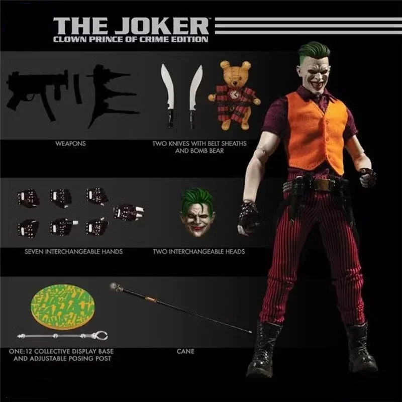 Mezco Toys One: 12 Collective:the Joker Clown Prince Of Crime Edition Deadpool - £44.96 GBP+