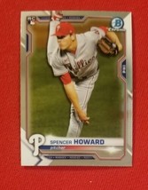 2021 Bowman Chrome Spencer Howard ROOKIE RC #59 Philadelphia Phillies FREE SHIP - £1.40 GBP