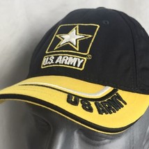 US Army Black Yellow White Hat Baseball Cap  - $12.50