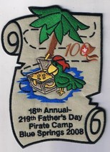 Scouts Canada Patch 219th Fathers Day Pirate Camp Blue Springs 2008 - £7.74 GBP