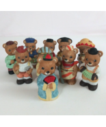 Vintage Set of 10 Homco International Bears Of The World #1406 - €24,79 EUR