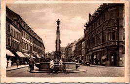 Germany c1925 SAARBRUCKEN St Johann Market Square PostCard - £14.70 GBP