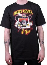 Neff Hombre Next Level Electrónica Negro Camiseta Gráfica Nwt - £11.73 GBP
