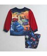 Boys Pajamas Disney Cars Flannel 2 Pc Winter Pajamas Set Toddler-size 12... - $7.92