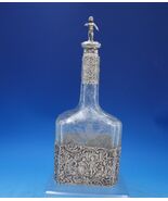 European .800 Silver Cut Crystal Decanter 3-D Child on Top w/ Men Women ... - €245,67 EUR