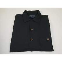 Men's Short Sleeves Summer Shirt by Indygo Smith Soft Rayon Blend 828-92 Black image 6