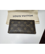 Coach Monogram Long Zip Zippy Brown Icon Wristlet Wallet - $156.75