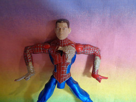 2005 Marvel Hasbro Battle Ravaged Spider-Man Action Figure Unmasked - £6.10 GBP