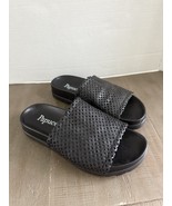 Papucei Black Mesh Sandals Slides - Size 39 New Without Box - $2,226.77 MXN
