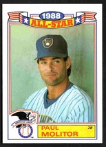 Milwaukee Brewers Paul Molitor 1989 Topps Glossy All Star Insert #3 nr mt !  - £0.39 GBP