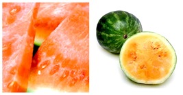 Tendersweet Orange Watermelon Seeds Average Fruit WT 25-40Lb 40 Seeds - £13.28 GBP