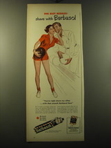1949 Barbasol Shaving Cream Ad - For best results: Shave with Barbasol - £14.54 GBP