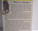1978 Walt Disney&#39;s Fun &amp; Facts Flashcard #DDF3-1: What is a Holiday - £1.56 GBP