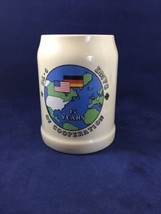 Beer Mug DL-4 DMVG 15 Years Of Cooperation Germany &amp; USA Vintage 80’s - £7.77 GBP