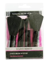 Studio Basics 6 Piece Brush &#39;n Go Set-----V4 - £6.88 GBP