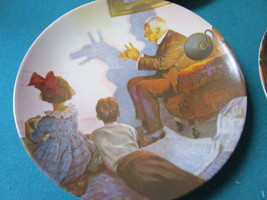 Norman Rockwell Heritage collecion 6 plates CLOSEOUT, 8 1/2&quot; diam, NIB[a... - £37.39 GBP