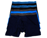 New Balance Black &amp; Blue Boxer Brief Underwear 4 in Package New Package ... - $39.59