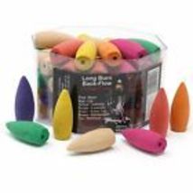 Assorted Long Burn Backflow Incense Cones - 70 Cone Per Pack - Large Box Tub - $9.99