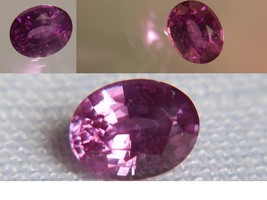 GIA purplish pink Sapphire/Ruby| GIA Premium handcrafted oval cut Sri Lanka - £229.21 GBP