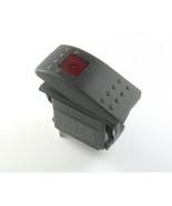 Carling Rocker Switch SPST RED Illuminated On/Off 10A 250vac Ignition Pr... - $22.98 CAD