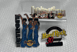 Hard Rock Cafe 30 Years Atlanta 2003 Denver Formula 1 &amp; Detroit Divas 3 ... - £31.93 GBP