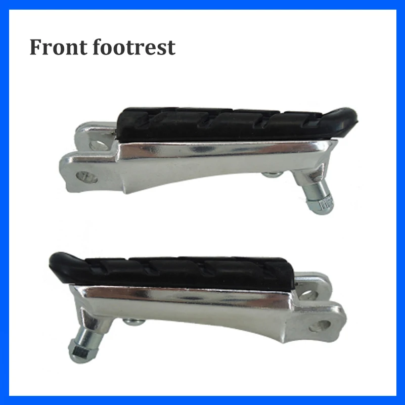 Black Motorcycle Foot Pegs Front Footpegs Footrest Pedals For Honda CB25... - $26.18
