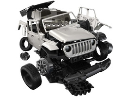 Skill 1 Model Kit Jeep Gladiator JT Overland Silver Snap Together Model Airfix Q - $32.98