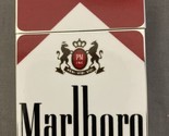 Smoking Ad Part 2 Themed Metallic Silver Flip Top 100&#39;S Cigarette Case - $13.81