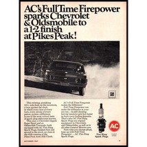 1967 AC Sparkplugs Chevy Impala SS Vintage Print Ad Pike&#39;s Peak Race Wal... - £8.30 GBP