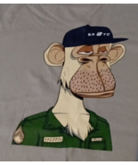 NWT BAYC Bored Ape Yacht Club US Army Graphic T-Shirt XL -(46-48) Oversized - $10.97 CAD