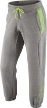 Nike Mens Fabric Mix Cuff Pants, Small, Light Gray - $72.40