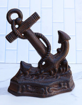 Cast Iron Nautical Ocean Marine Ship Anchor Decorative Paperweight Sculpture - $31.99