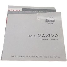  MAXIMA    2012 Owners Manual 409477Tested - $45.13