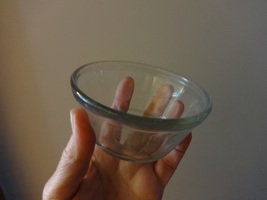 Anchor/Hocking CUSTARD CUP clear glass bowl - $6.00