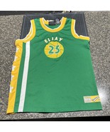 Throwback Classics Basketball Jersey Eljay # 25 - Size 8/10 Green Yellow... - £11.20 GBP