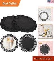 200 Pcs Doilies Paper Doilies Lace Paper Doilies Disposable Foil Lace Pa... - $46.56