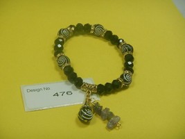 Amethyst Gemstone-Energy Jewelry-Fashion Stretch-Bracelet-Beaded- Charms-476 - £7.50 GBP