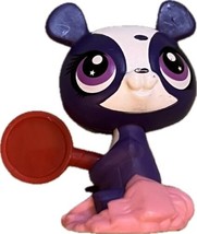 McDonald&#39;s Littlest Pet Shop Hasbro Purple Panda Happy Meal Toy Figure 3&quot;  - £5.41 GBP