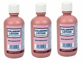 LOT 3 X CalamineLotion Skin Protectant 6 oz ( 177 ml ) Each - $443.69 MXN