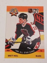Brett Hull St. Louis Blues 1990 Pro Set All Star Game Card #342 - £0.78 GBP